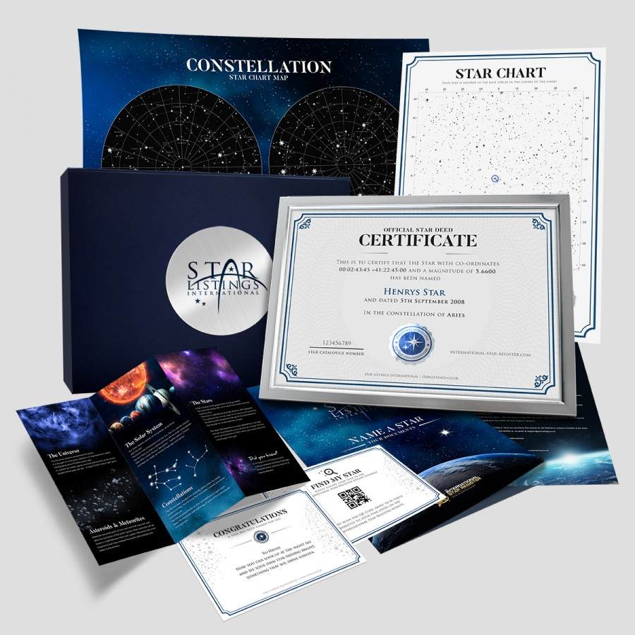 Name a Capricorn Star Framed Gift Set