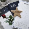 Name an Aquarius Star Engraved Wooden Star Gift Set
