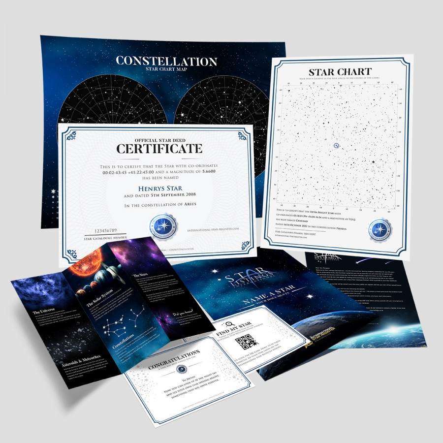 Name a Star for New Born - Introductory Gift Set