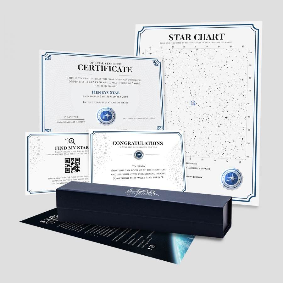 Name an Aries Star The Original Gift Set